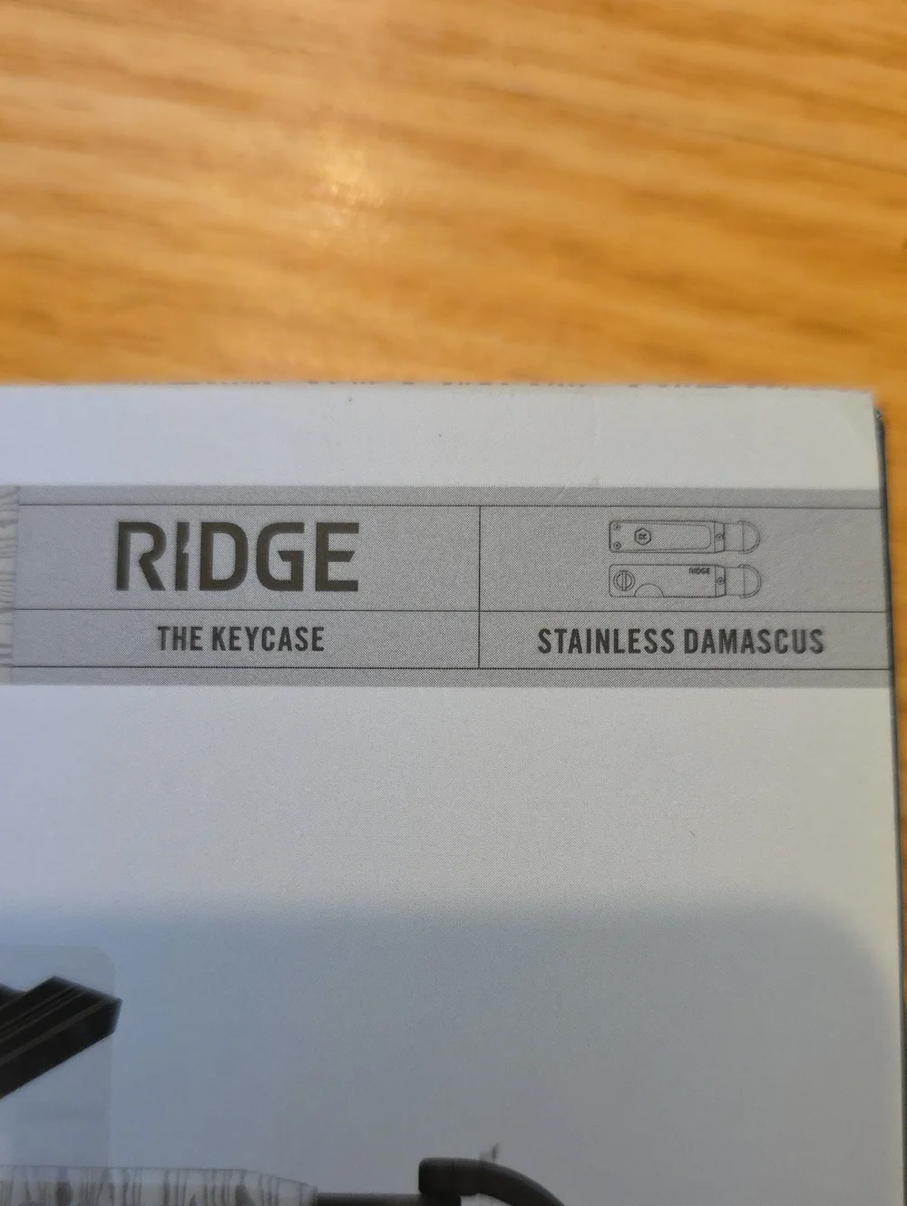 Ridge Stainless Damascus Keycase